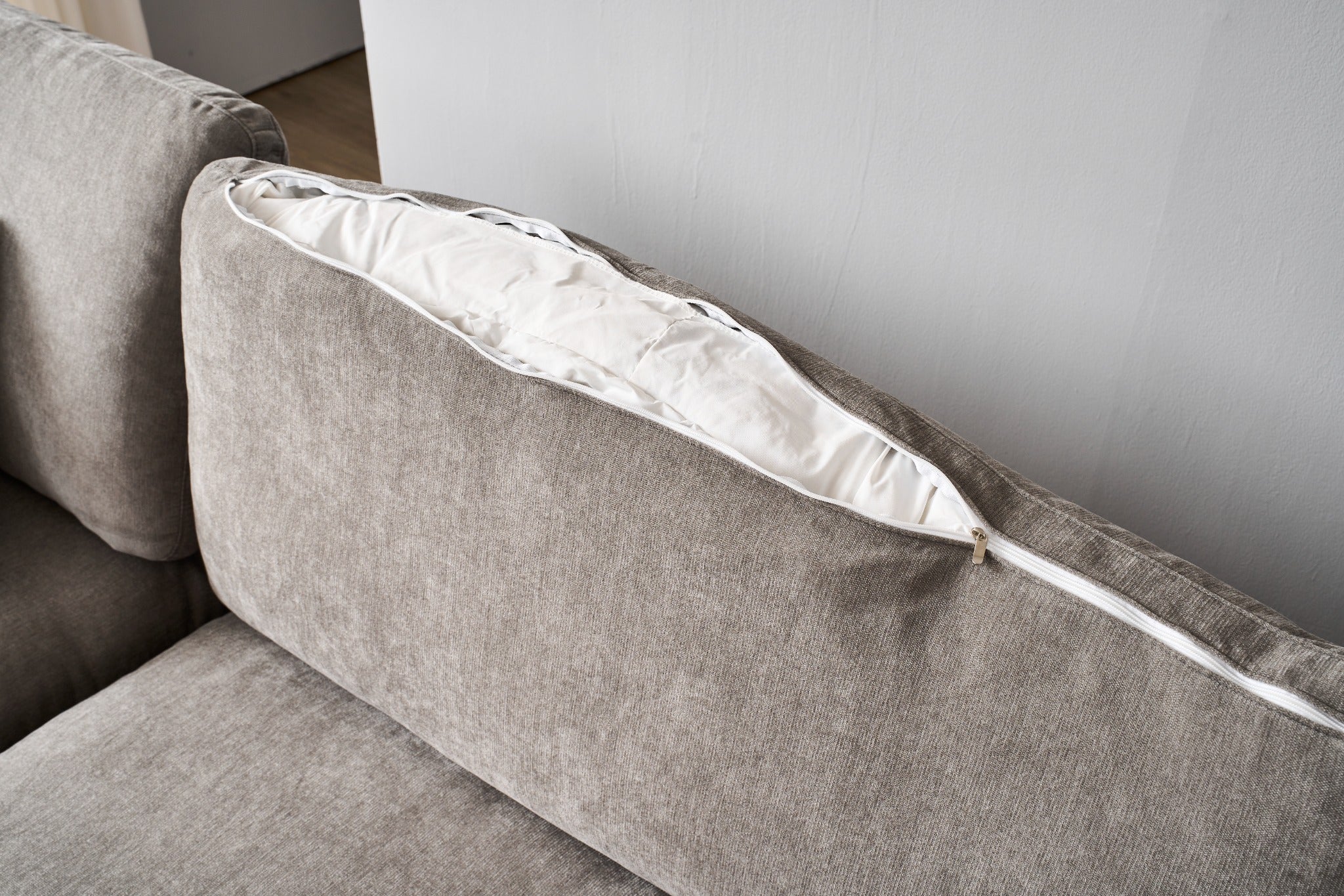 Norwick Grey Cloud Sectional Sofa – 4-Piece