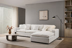 Norwick White Cloud Sectional Sofa – 4-Piece