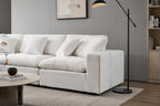 Norwick White Cloud Sectional Sofa – 4-Piece